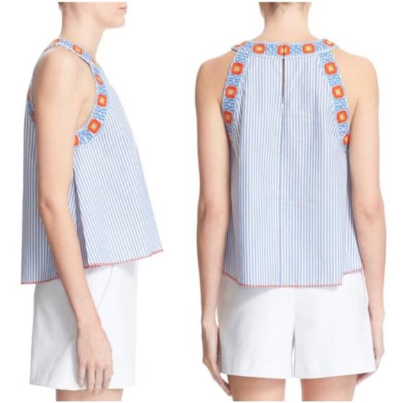 Tory Burch Tops - NWOT Tory Burch Embroidered Top